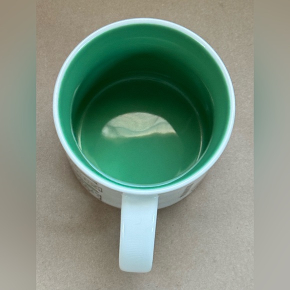 Starbucks 2018 Pike Place Been There Pin Drop Green and White Coffee Mug. 14 oz - Picture 5 of 7